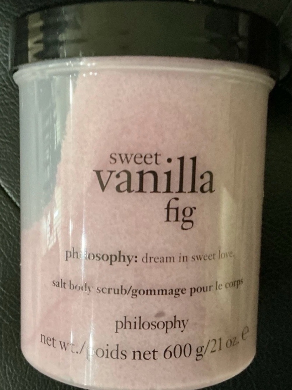 Philosophy Sweet Vanilla Fig Salt Body Scrub - sealed- discontinued